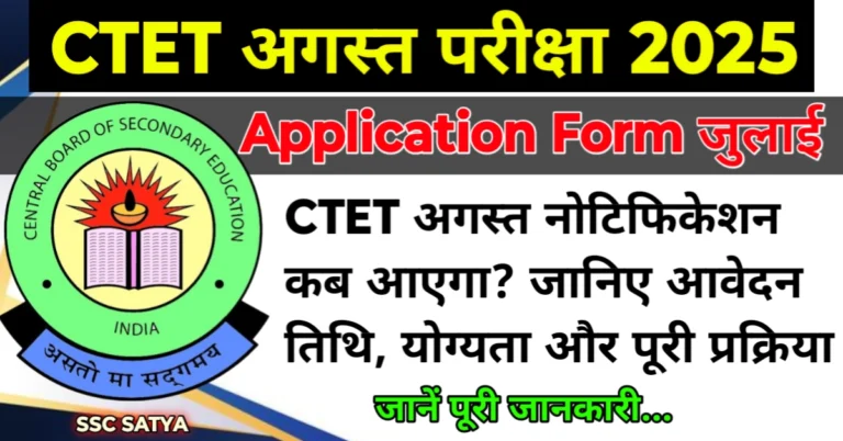 CTET August Notification 2025