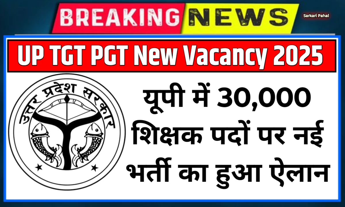 UP TGT PGT New Vacancy 2025